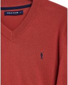 Pull Rigby Go V Neck rouge