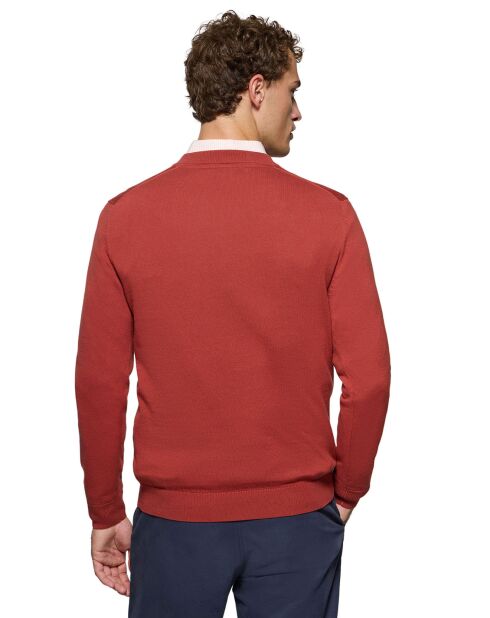 Pull Rigby Go V Neck rouge