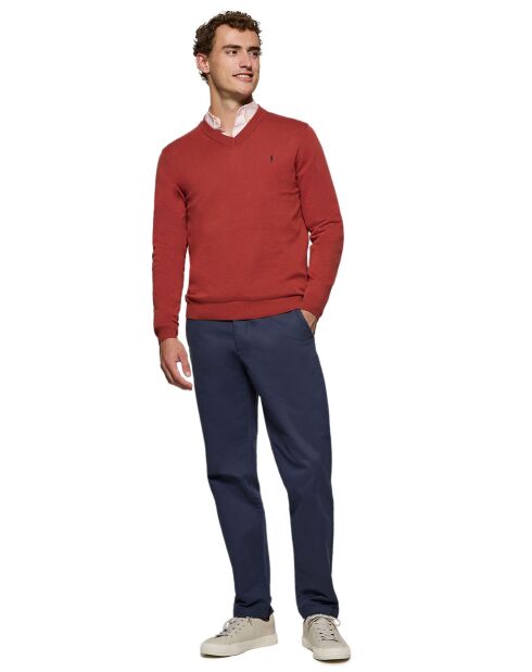 Pull Rigby Go V Neck rouge