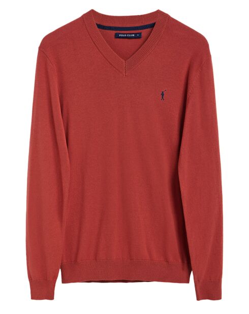 Pull Rigby Go V Neck rouge
