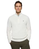 Pull Rigby Go Zipper Neck écru