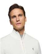 Pull Rigby Go Zipper Neck écru