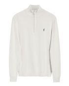 Pull Rigby Go Zipper Neck écru