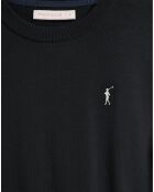 Pull Rigby Go U Neck W noir
