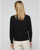 Pull Rigby Go U Neck W noir