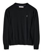 Pull Rigby Go U Neck W noir