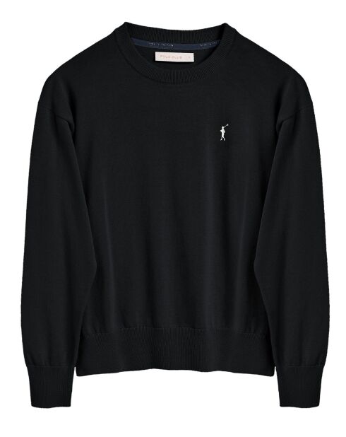 Pull Rigby Go U Neck W noir