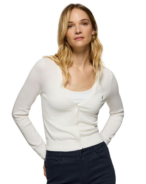 Cardigan Rigby Go V Cardigan W écru