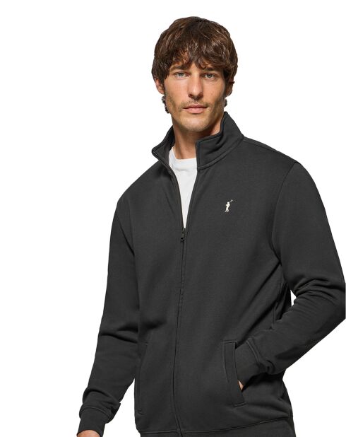 Sweat Rigby Go Zippered Sweat Fl noir