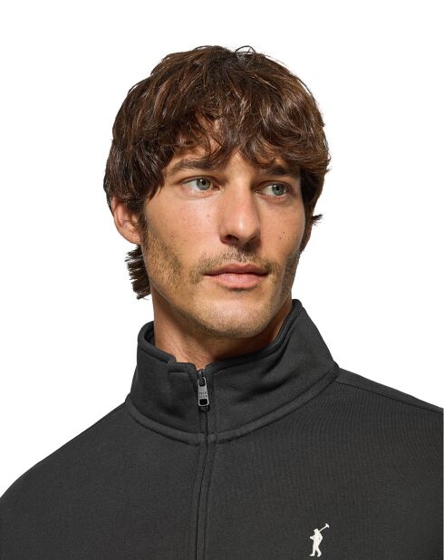 Sweat Rigby Go Zippered Sweat Fl noir