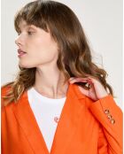 Veste en Lin & Coton Vivano orange