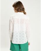 Chemise en Broderie Anglaise Clodia blanche