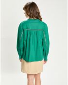 Chemise en Broderie Anglaise Loan verte