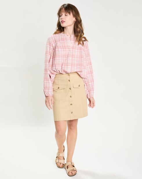 Jupe en Twill Jory beige
