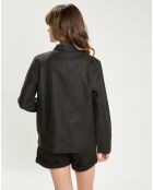 Veste en Lin mélangé Fauline noire