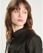 Veste en Lin mélangé Fauline noire