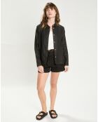 Veste en Lin mélangé Fauline noire