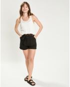 Short en jean Soeli noir