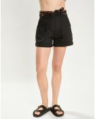 Short en jean Soeli noir