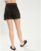 Short en jean Soeli noir