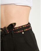 Short en jean Soeli noir