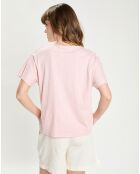 T-Shirt Tila rose poudre