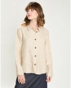 Veste en Lin mélangé Fauline beige