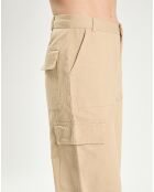 Pantalon cargo Pina beige