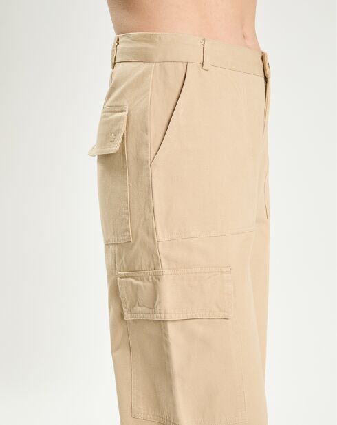 Pantalon cargo Pina beige