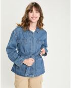 Veste en jean Volcy stone
