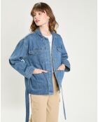 Veste en jean Volcy stone