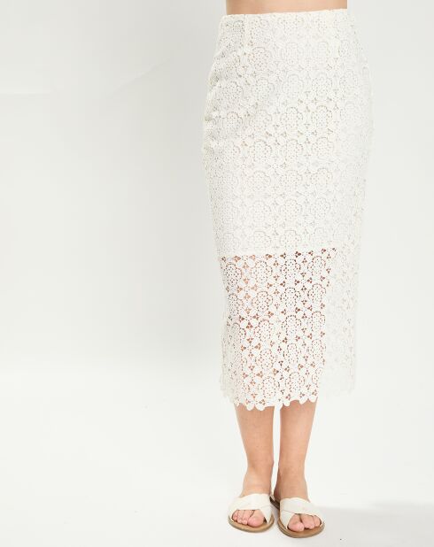 Jupe en Guipure Joya ivoire
