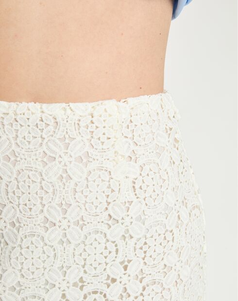 Jupe en Guipure Joya ivoire