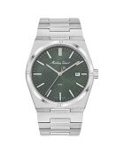 Montre Homme Quartz en Acier Zeus argentée