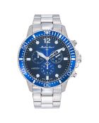 Montre Homme Quartz en Acier Lagoon argentée