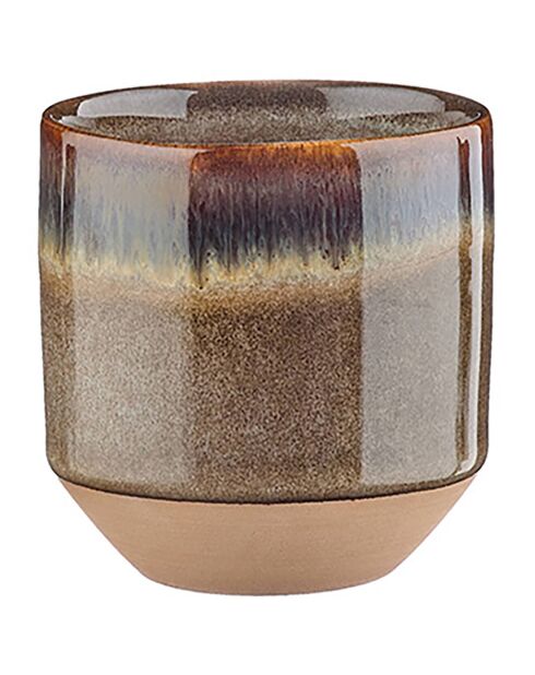 6 Tasses Genesis  marron volcanique - 15 cl
