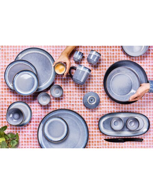 6 Tasses Genesis bleues - 8 cl