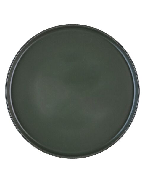 4 Assiettes Scandi  vert olive - D.27 cm
