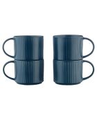 4 Mugs Scandi bleu marine - 50 cl