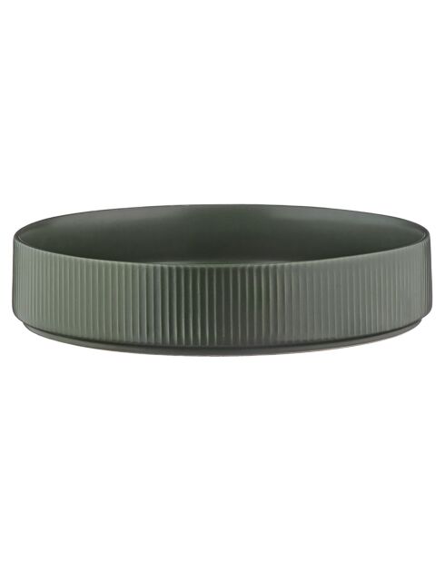 4 Assiettes Creuses Scandi vert olive - 100 cl
