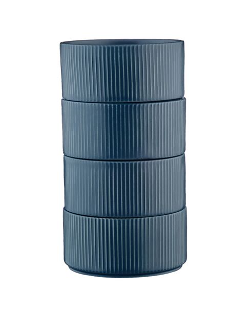 4 Bols Scandi bleu marine - 40 cl