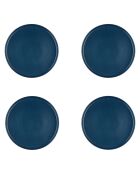 4 Assiettes Scandi  bleu marine - D.21 cm