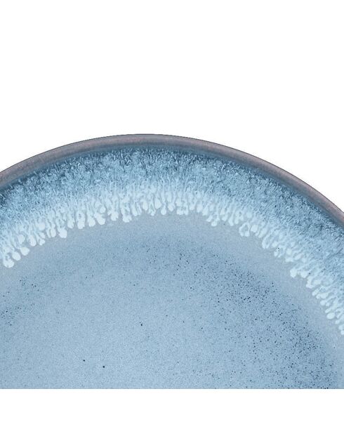 6 Assiettes Genesis bleues -  D.16 cm