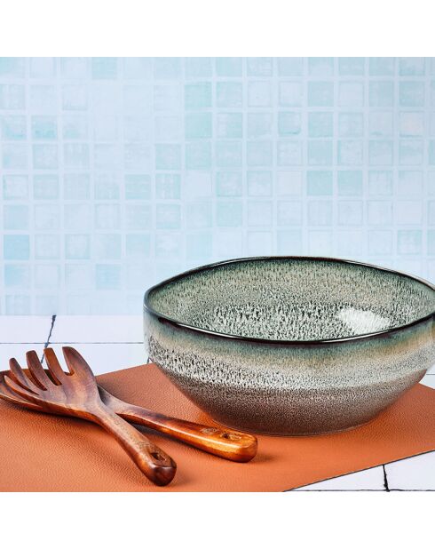 Saladier Genesis bleu/gris/kaki - 225 cl