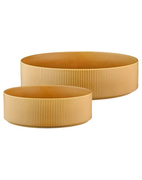 Saladier Scandi jaune ocre - D.27 cm