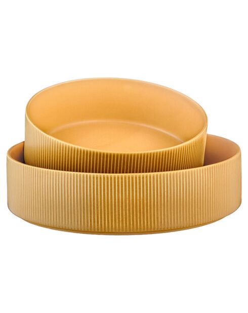 Saladier Scandi jaune ocre - D.27 cm