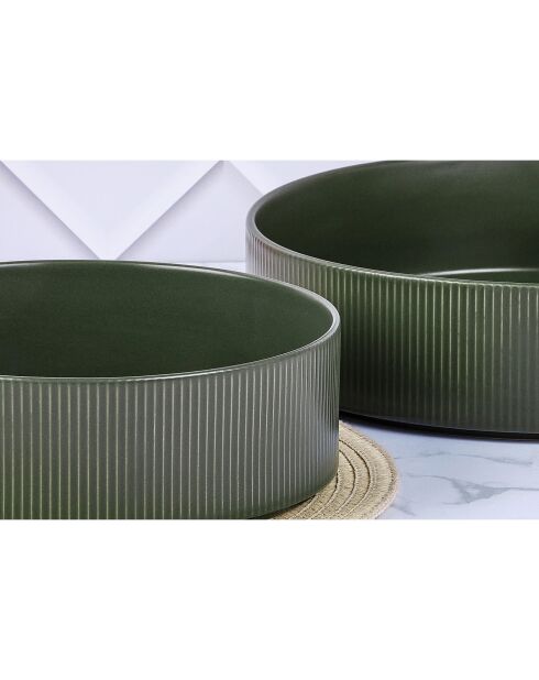 Insalatiera verde oliva Scandi - D.27 cm