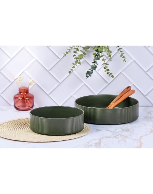 Insalatiera verde oliva Scandi - D.27 cm