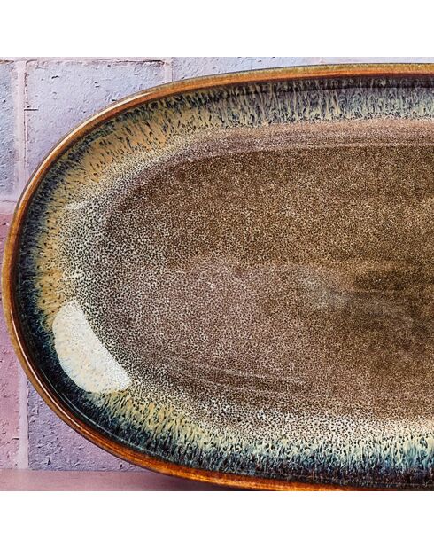 3 vassoi di servizio Volcanic Brown Genesis