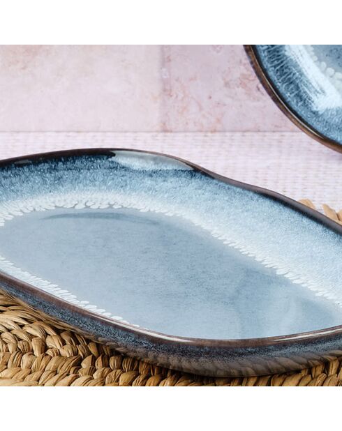 3 vassoi di servizio Genesis blu